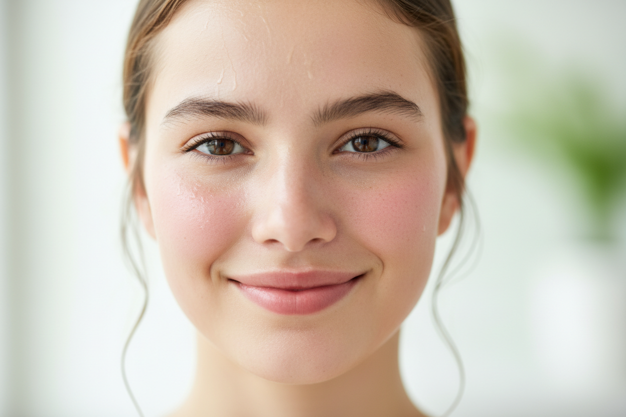 DEVE RAFFIGURARMI UNA PELLE GIOVANE E FEMMINILE DOVE SPLENDE CON UN BEL COLORITO E LA RAGAZZA CON UN ARIA SOLLEVATA E FRESCA